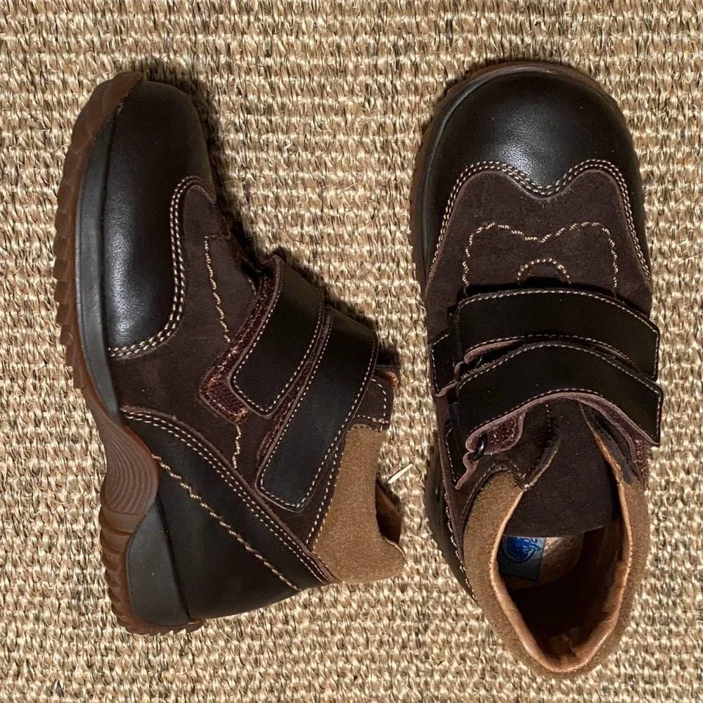 Blue Elephant Boys Leather Ankle Boots
